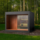 Auroom Natura Modern Outdoor Sauna with Changing Room