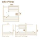 Auroom Natura Modern Outdoor Sauna with Changing Room