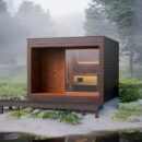 Auroom Natura Modern Outdoor Sauna with Changing Room